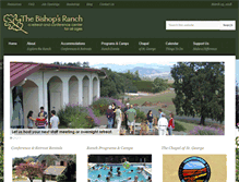 Tablet Screenshot of bishopsranch.org